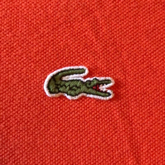 Orange Lacoste polo 6 - Picture 3 of 3
